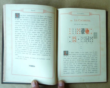 Le Livre Illustré des Patiences. 60 jeux de patience avec figures indiquant la place des cartes. 3ème édition.