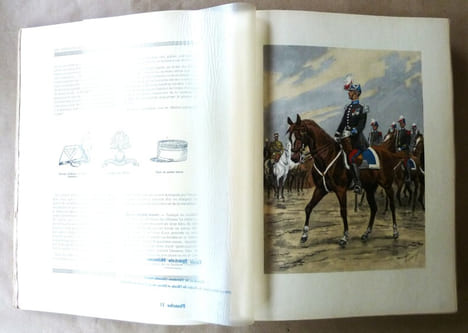 Les Uniformes de l'Armée Française. Terre; Mer; Air. Ouvrage publié sous le haut patronage des Ministères De La Guerre; De La Marine; De L'Air.. ...