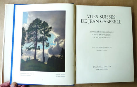 Vues Suisses de Jean Gaberell.. Gaberell (Jean).