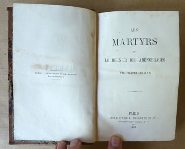 Les Martyrs et le Dernier des Abencerages.