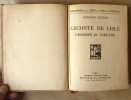 Leconte de Lisle. L'homme et l'uvre.. Est&egrave;ve (Edmond).