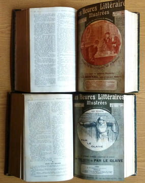 Les Heures Littéraires et Dilecta réunies. Revue bi-mensuelle illustrée. Du N°1 du 5 avril 1908 au N° 18 du 20 décembre.. undefined
