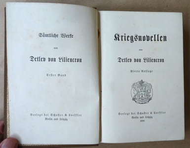 Kriegs Novellen.
