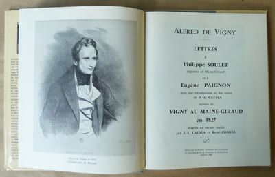 Lettres à Philippe Soulet, régisseur au Maine-Giraud et à Eugène Paignon;  suivies de Vigny au Maine-Giraud en 1827
