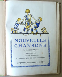 Nouvelles Chansons.