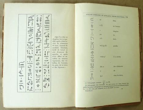 Introduction à l'Etude des Hiéroglyphes. Avec un portrait de Champollion, 3 planches et 5 figures.. Sottas et Drioton.