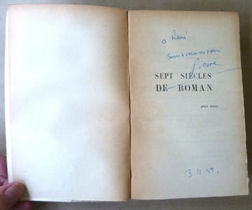 Sept siècles de roman.