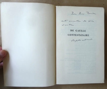 De Gaulle contestaire.. Debû-Bridel (Jacques).