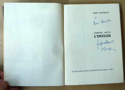 Armand gatti. L'Enclos.