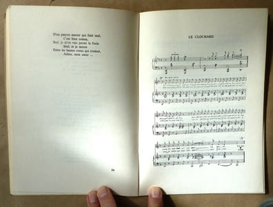 Douze chansons de Pierre Seghers mises en musique par Léonce Marquand.