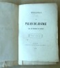 Chansons. Le Palais de Justice par les membres du Caveau. Mots donnés.. (Le Caveau).