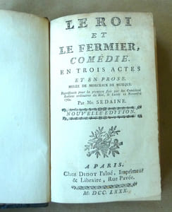 Recueil de pièces de Théatre-Vaudevilles. Constitué vers 1820.