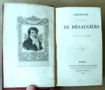 Chansons et Poésies de Désaugiers. Edition Elzévirienne.
