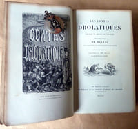 Les Contes Drôlatiques. Colligez ez abbayes de Touraine et mis en lumière par le sieur de Balzac pour l'esbattement des pantagruelistes et non aultres. Cinquiesme édition.