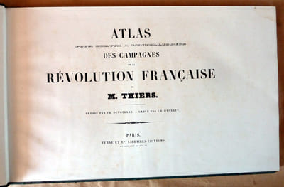 Atlas pour l'intelligence des campagnes de La Révolution Française.