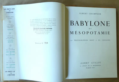Babylone et Mésopotamie.