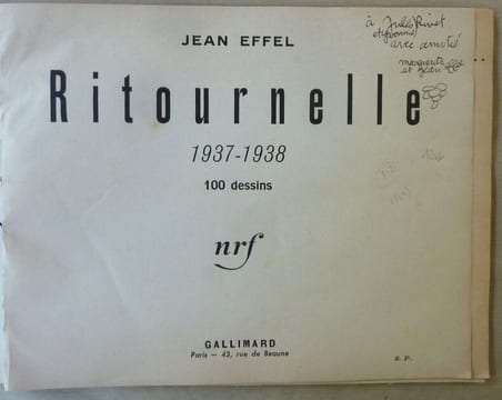 Ritournelle. 100 dessins.. Effel (Jean).