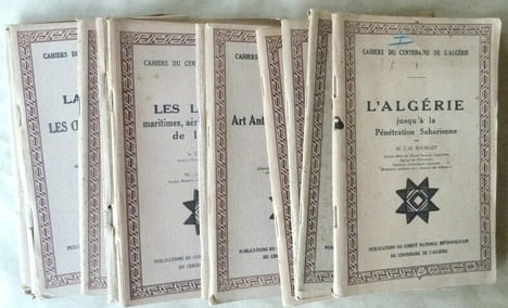 Cahiers du Centenaire de l'Algérie.. undefined