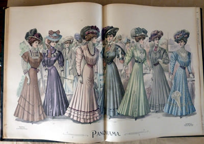 Chic de Paris. Revue de Mode. Année complète 1908, 12 numéros.