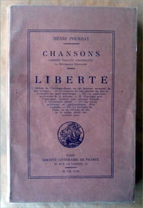 Liberté. I. Délices de l'Auvergne Basse, ou les heureux moments du bon ménager. II. Le Royaume du vert, précédé des dits et contredits du sport touristique. III Les pastorales spirituelles de la solitude...