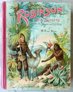 Robinson der Jungerer.für das folk und die jugend neu bearbeitet von ... Von Horn... (Robinson Crusoë pour la jeunesse).