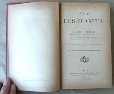 La Vie des Plantes.