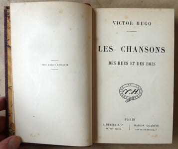 Les Chansons des Rues et des Bois.