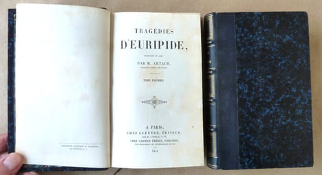 Tragédies d'Euripide, traduites du grec par M. Artaud.. Euripide.