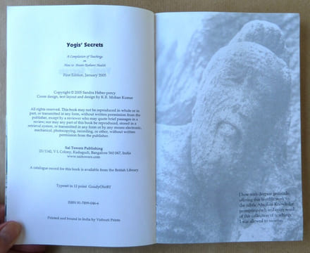 Yogis'Secrets. A Compilation of Teachings on How to attain Radian Health.. Heber-Percy (Sandra).