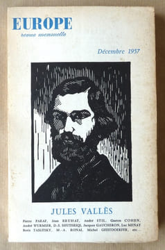 Europe, revue mensuelle; Jules Vallès.. undefined