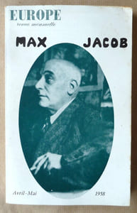 Europe. Revue Mensuelle. Max Jacob.