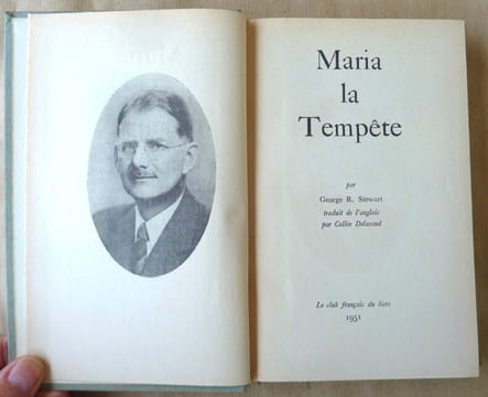 Maria la Tempête.. Stewart (George R.).