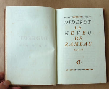 Le Neveu de Rameau. Satyre Seconde.