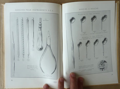 Instruments de dentisterie opératoire. Asco, fabrication française de qualité.. (ASCO).