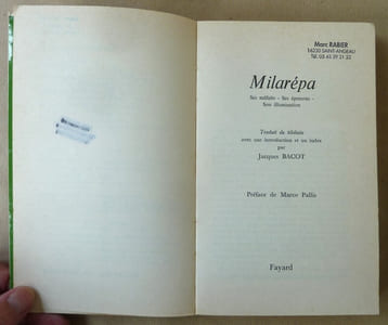 Milarépa ses méfaits, ses épreuves son illumination.
