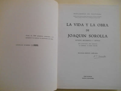 LA VIDA Y LA OBRA DE JOAQUIN SOROLLA.