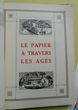 POUR L'IMPRIMEUR ET LE BIBLIOPHILE.Les arts de reproductions graphiques - L'histoire de la gravure - Le papier à travers les ages.. undefined