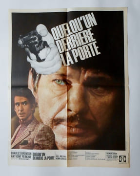AFFICHE originale (60x80 cm) .QUELQU'UN DERRIERE LA PORTE.. undefined