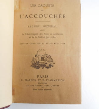 LES CAQUETS DE L'ACCOUCHEE. undefined