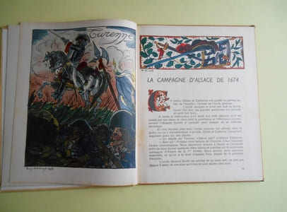 TROIS CAMPAGNES D'ALSACE . Illustrations de G Arnoux .