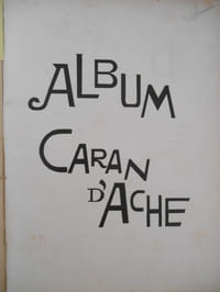 Zola - La fête à Coqueville / Caran d' Ache : Album 1,2,3 . Bric à brac.