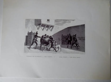 Corrida de toros. (course de taureaux). principales suertes de una corrida de toros... BLANCHARD