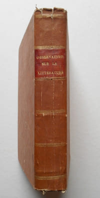 EXAMEN IMPARTIAL DE PLUSIEURS OBSERVATIONS SUR LA LITTERATURE.