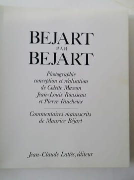 BEJART PAR BEJART. undefined
