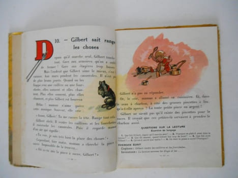 PETIT GILBERT . PREMIER LIVRE DE LECTURE .. JAUFFRET Edouard