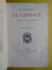 LE STATUAIRE J B CARPEAUX. Sa vie et son Oeuvre. CHESNEAU Ernest