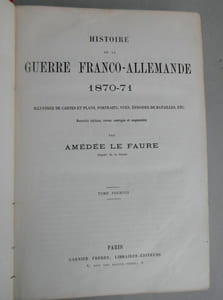 HISTOIRE DE LA GUERRE FRANCO-ALLEMANDE 1870-71.