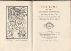 The Rime of the Ancyent Marinere in seven parts by Samuel Taylor Coleridge, now spelled in modern style & embellished with designs by André Lhote. ( ...