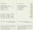 Superbe carton d'invitation illustrée pour l'exposition " Hergé Dessinateur " au Musée d'Ixelles, Bruxelles, en 1989 pour le 60ème anniversaire de ...