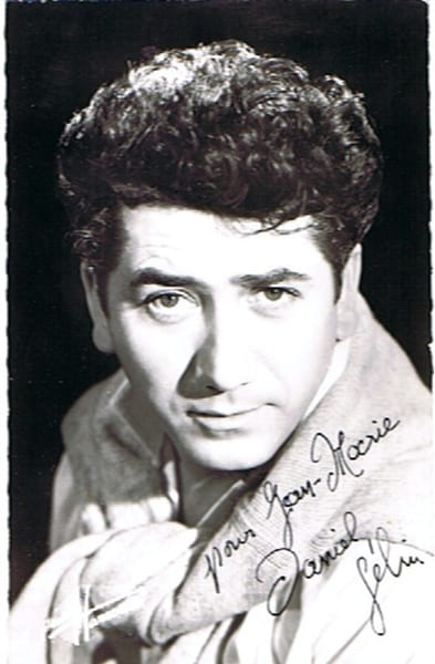Carte postale d&eacute;dicac&eacute;e par Daniel G&eacute;lin. . ( Cin&eacute;ma ) - Daniel G&eacute;lin.